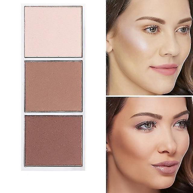Contour Palette 4 Colors Bronzer & Highlighter Palette Makeup Face Contour Powder