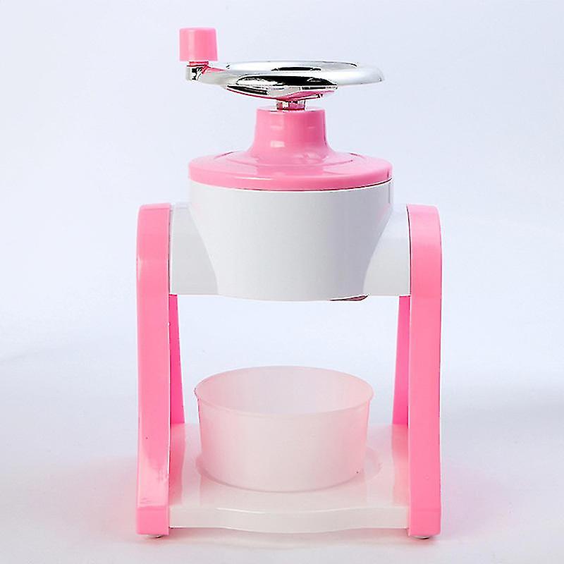 Pink Ice Shaver And Snow Cone Machine - Premium Portable Ice Crusher And Shaved Ice Machine With Trays - Bpa Free