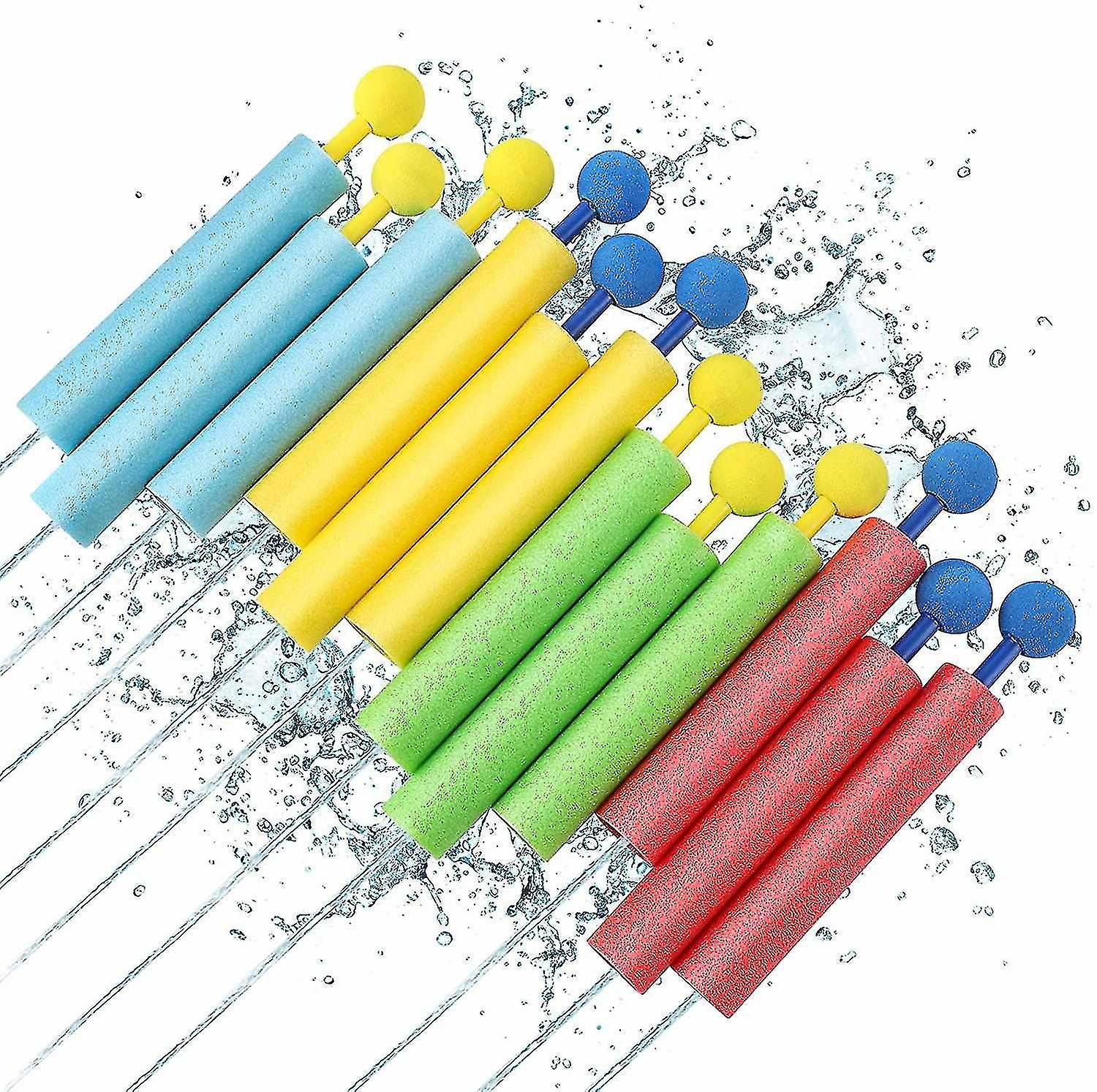 Foam Water Pistols For Kids 12pack 31ft Water Guns Powerful Long Distance Water Squirters For Kids S