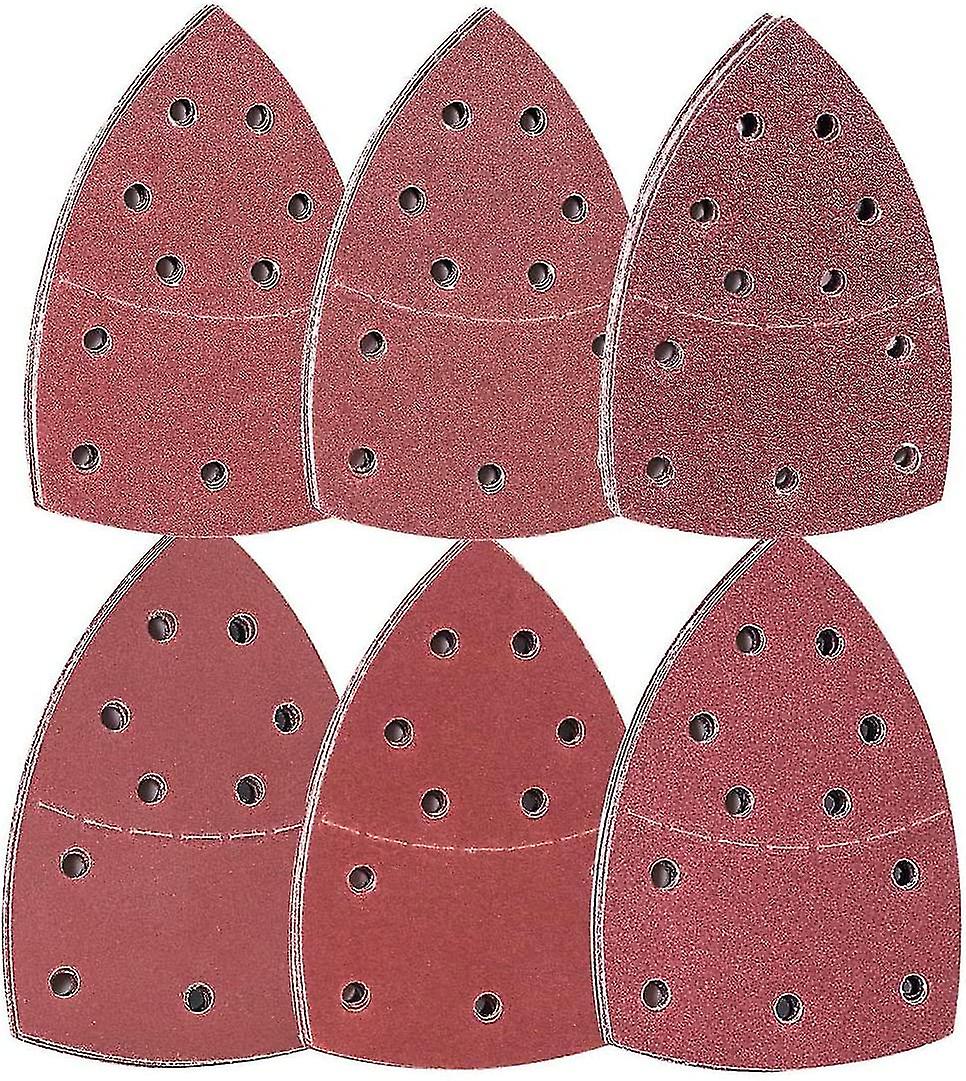 60pcs Sanding Sheets, Hook And Loop Mouse Sander Pads Sander Paper For
