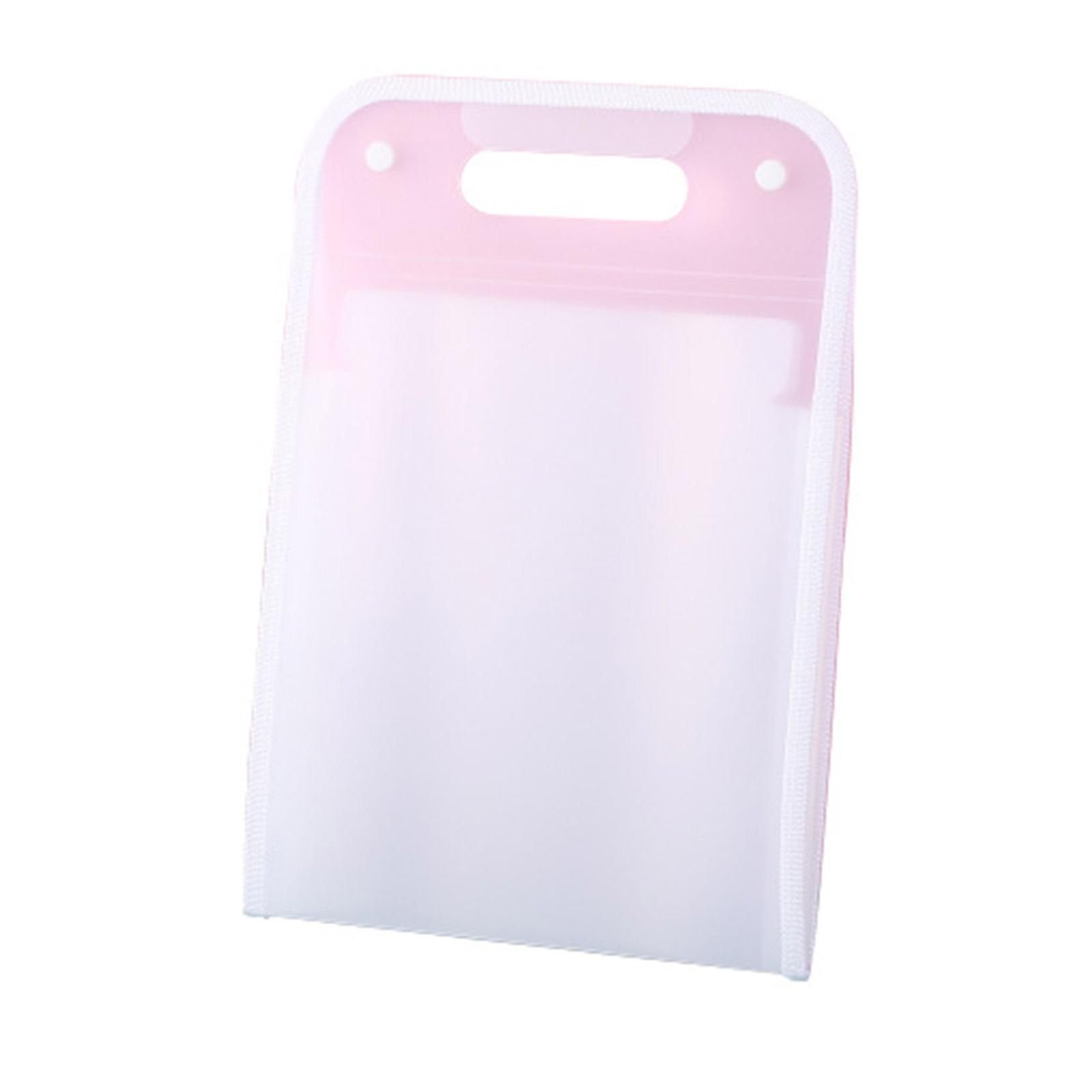 Portable A4 File Folder Expandable Document Folder Bag School Office Supplies