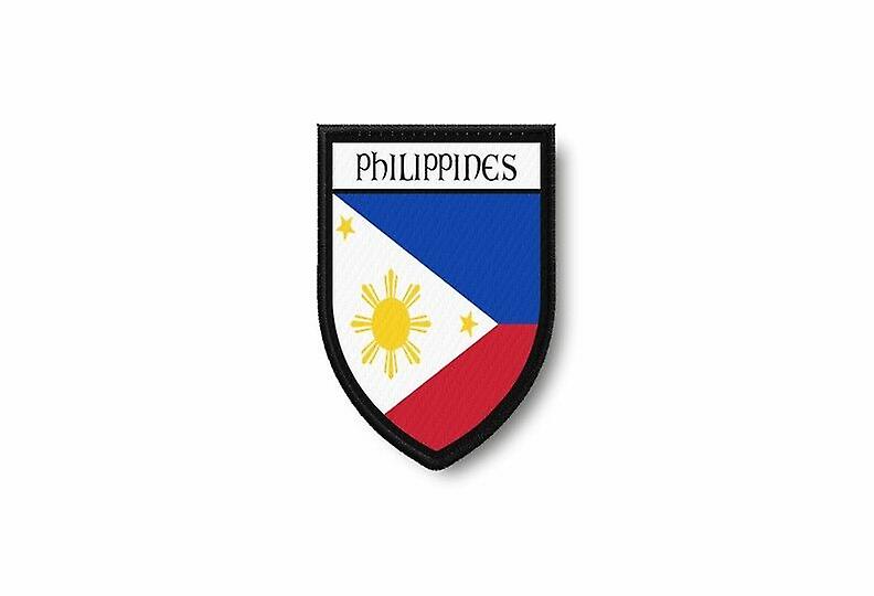 Patch Ecusson Termocollant Edge Brode Flag Prints Philippine Philippines