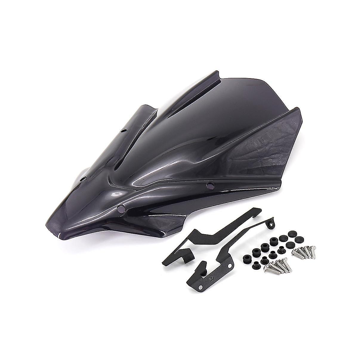 Motorcycle Windshield Windscreen Front Screen For Mt-07 Mt 07 Mt07 Mt07 2021- Accessoris (black)