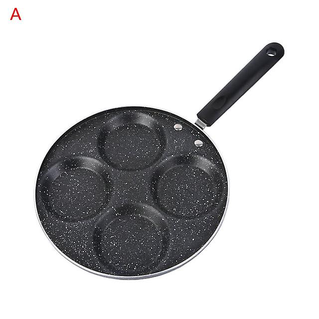 mickcara Four-hole Omelet Pan For Eggs Ham Steak Pan Cake Maker Frying Pans Creative No Oil-smoke Pa
