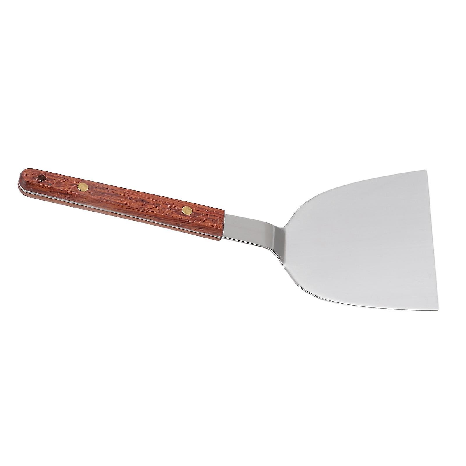 Grill Spatula Stainless Steel Multifunction Grill Spatula Barbecue Spatula for Steak Fish Dumpling Egg(105mm)