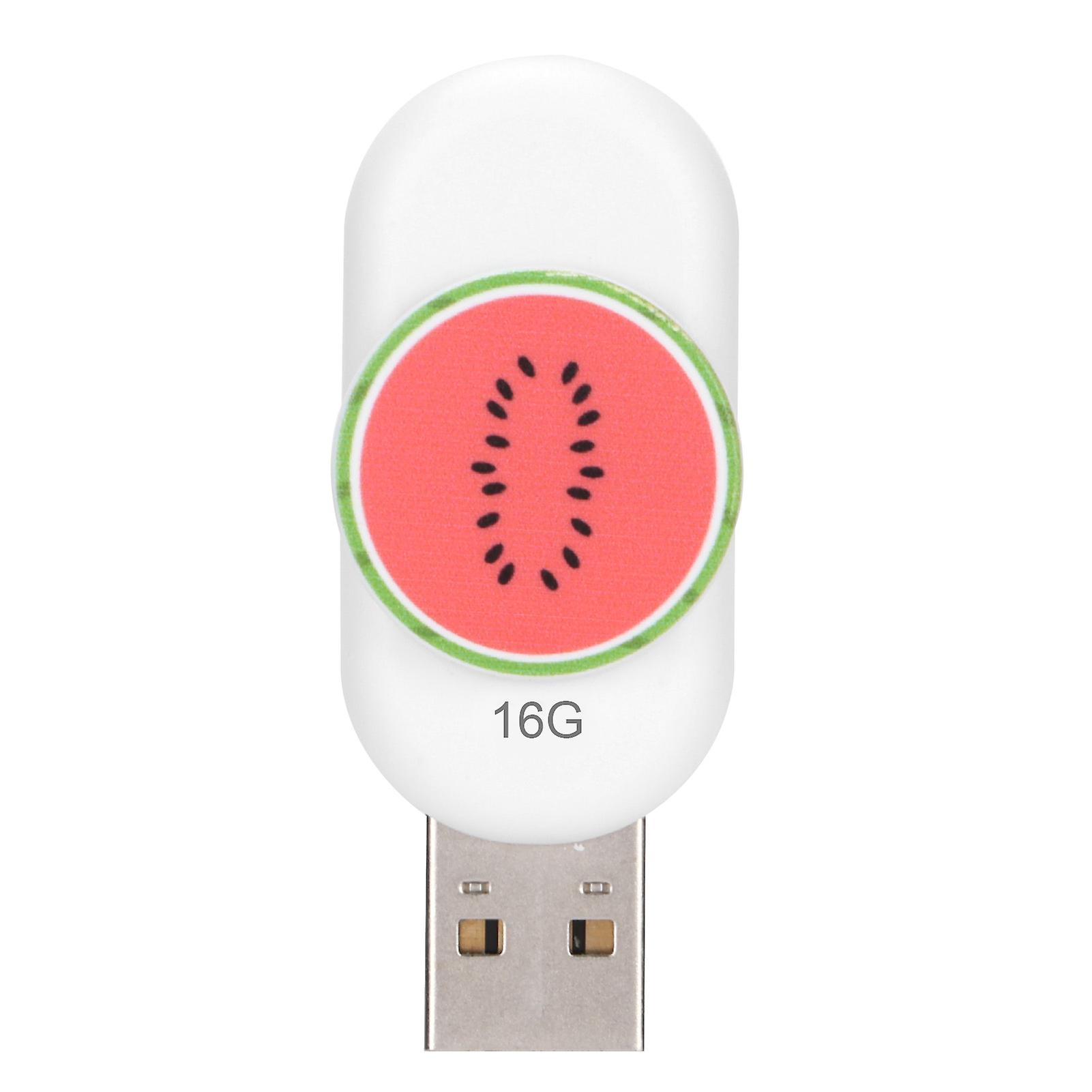 USB Flash Drive Innovative Watermelon Shape Portable Durable Stable Moistureproof Hot Swap Plug Play Memory Thumb Stick
