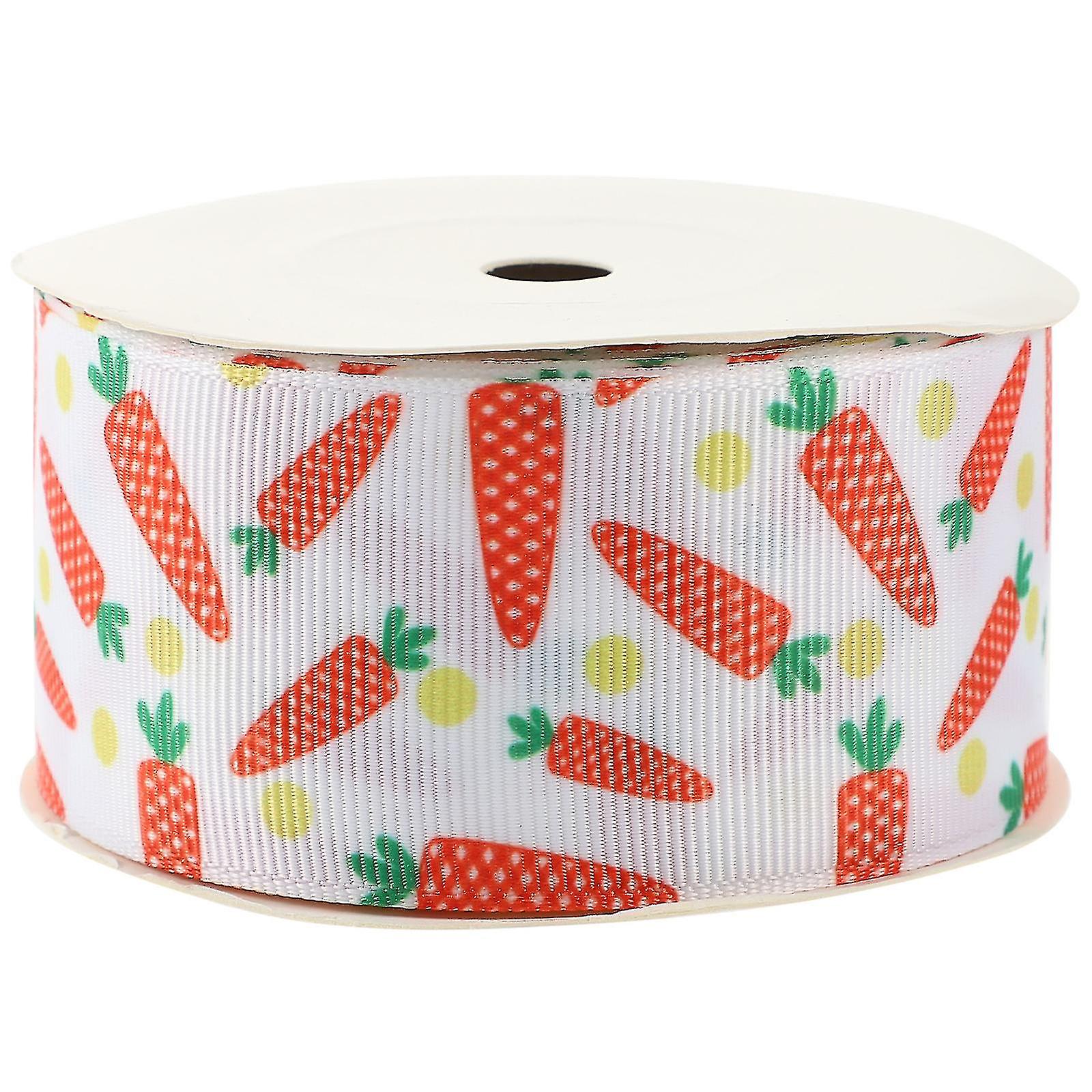 1 Roll Of Easter Diy Ribbon Craft Ribbon Decorative Wrapping Ribbon Roll For Gift