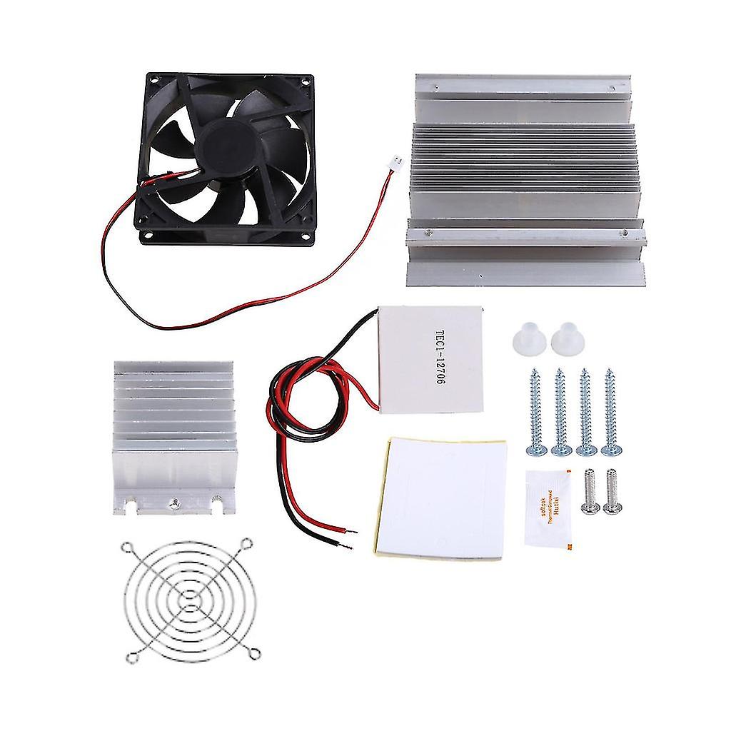 Thermoelectric Cooler 12v Semiconductor Refrigeration Cooling Complete Kit 60w