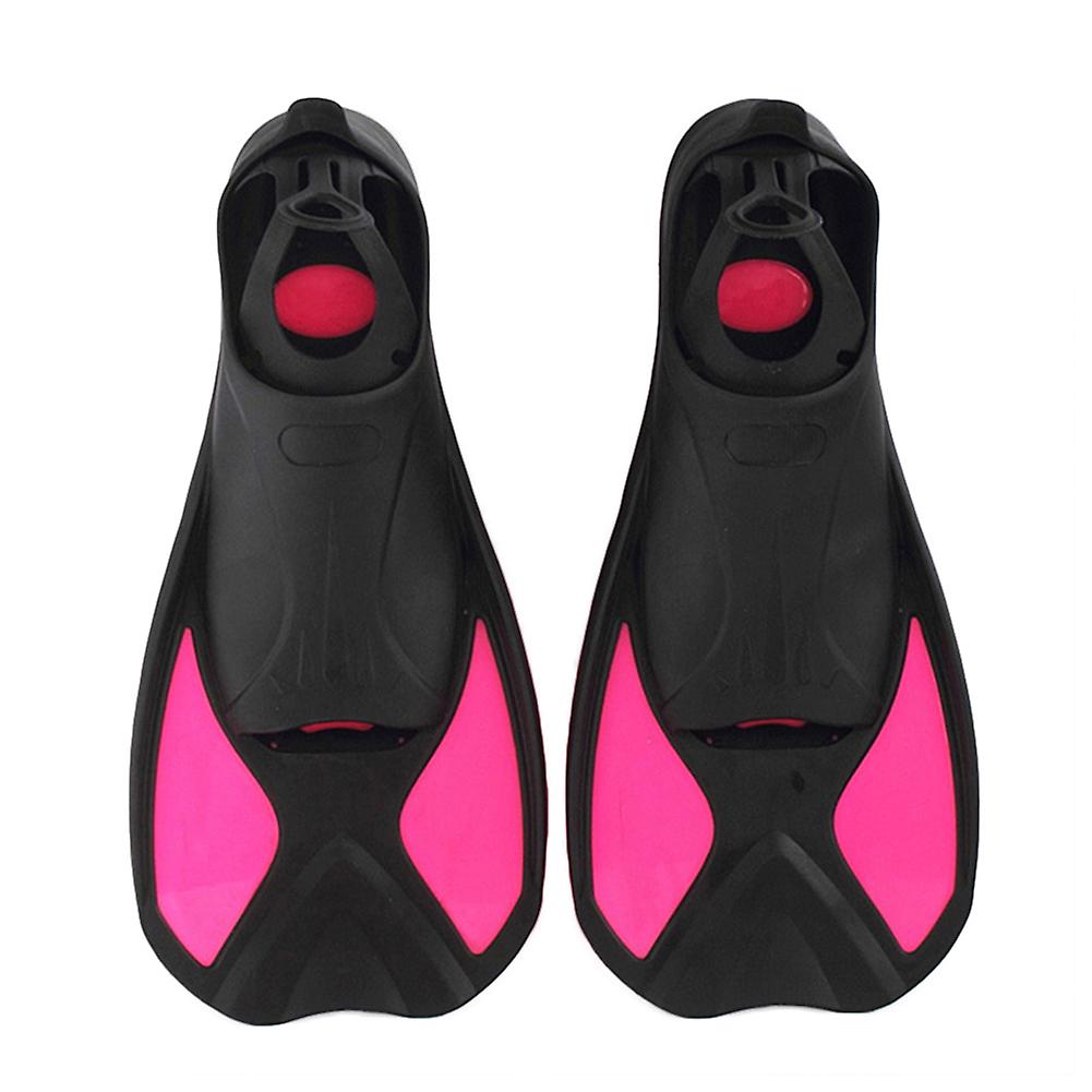 Flippers Flossen Short Floating Training Schwimmflossen Erwachsene Kinder Reise Flossen zum Tauchen Schwimmen