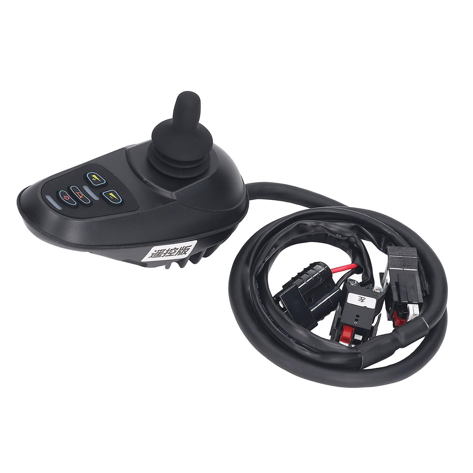 Wheelchair Controller 50A Electric Wheel Chair Joystick Controller with Electromagnetic Brake Connector DC24V