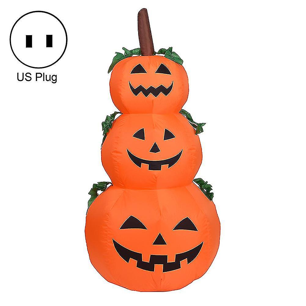 1.2m Pumpkin Lantern Inflatable Model With Led Light For Halloween Ornaments T-YUHAO
