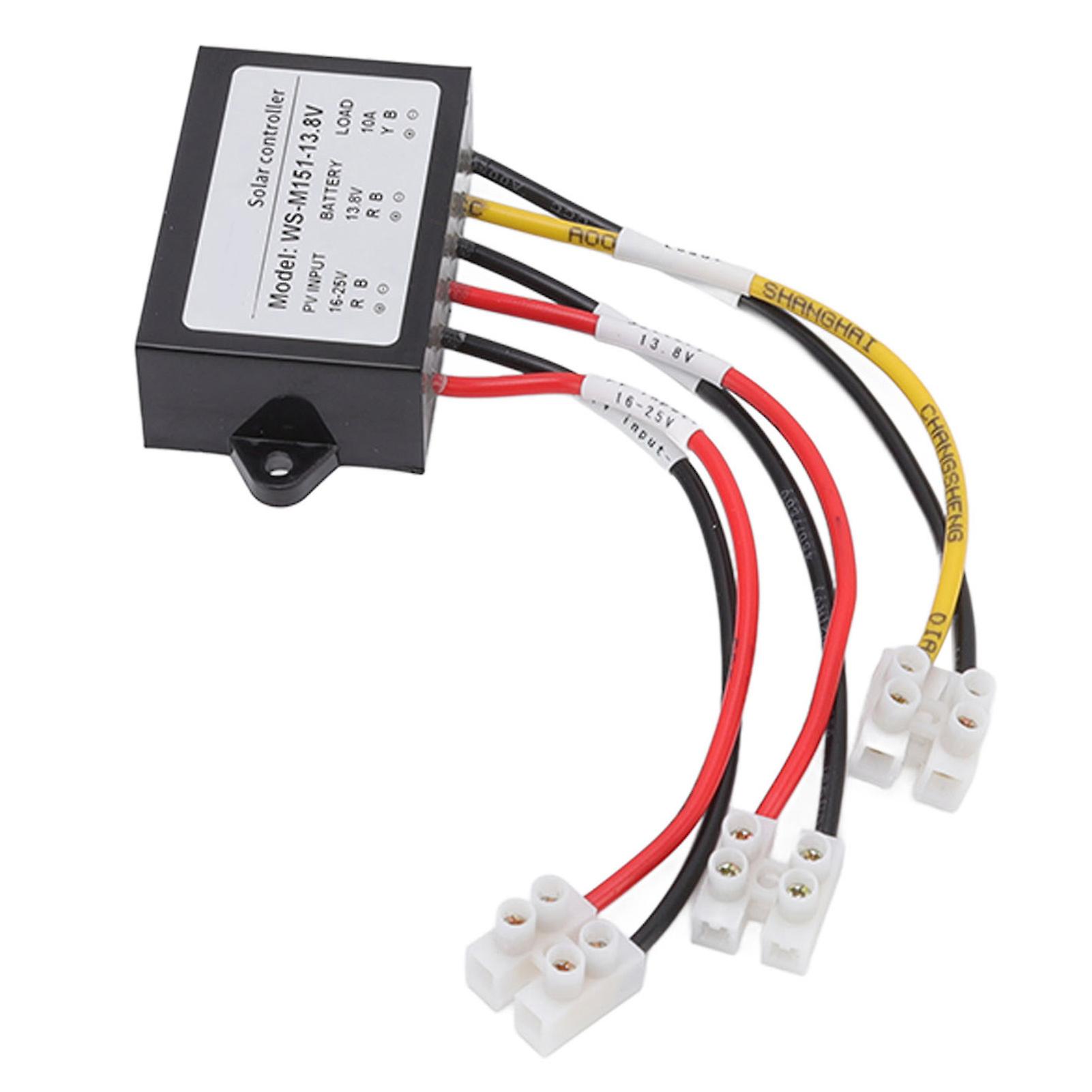 MPPT Solar Controller 150W 10A Photosensitive Night Load Output Solar Panel Controller for Street Lamp 13.8V 