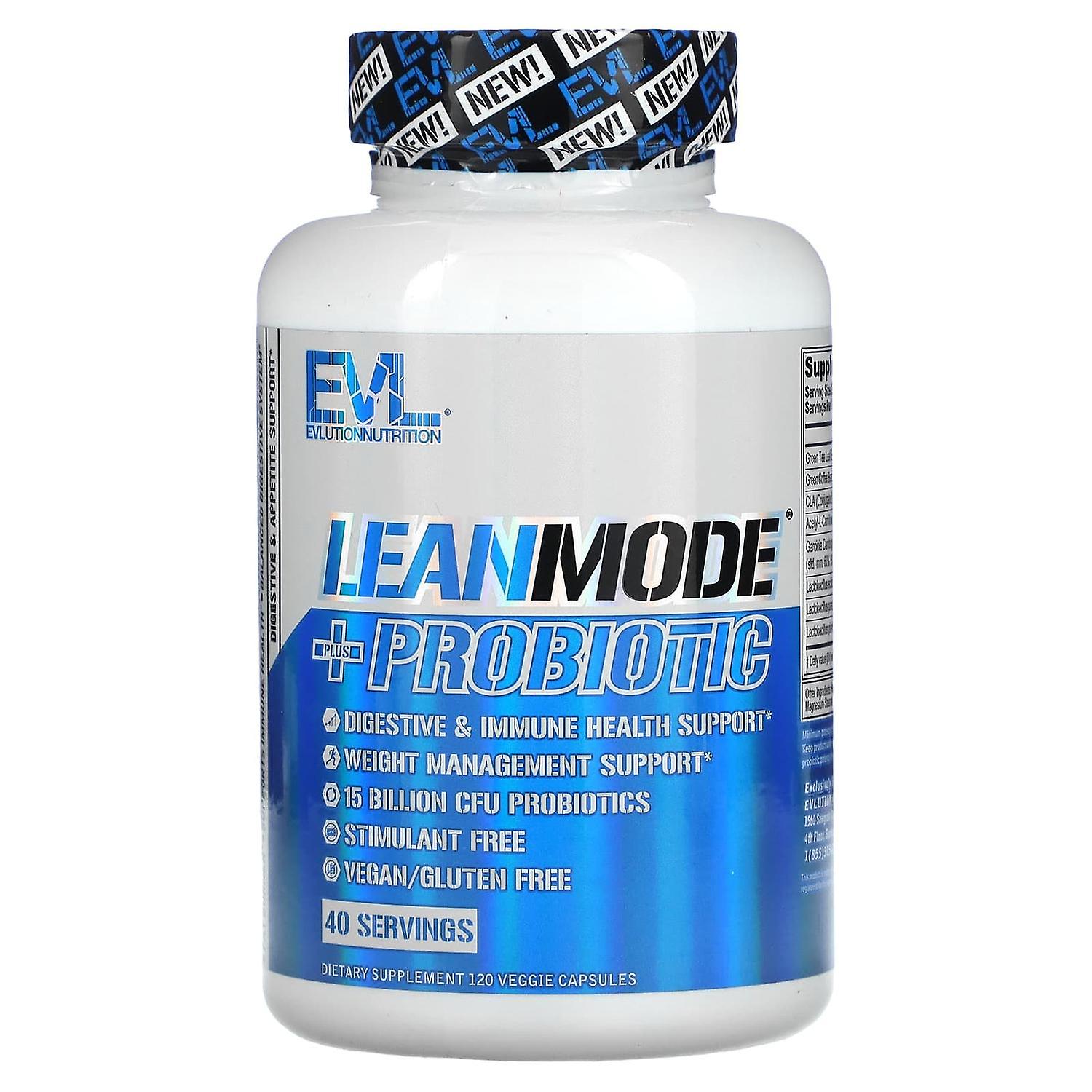EVLution Nutrition, LeanMode + Probiotic, 120 Veggie Capsules