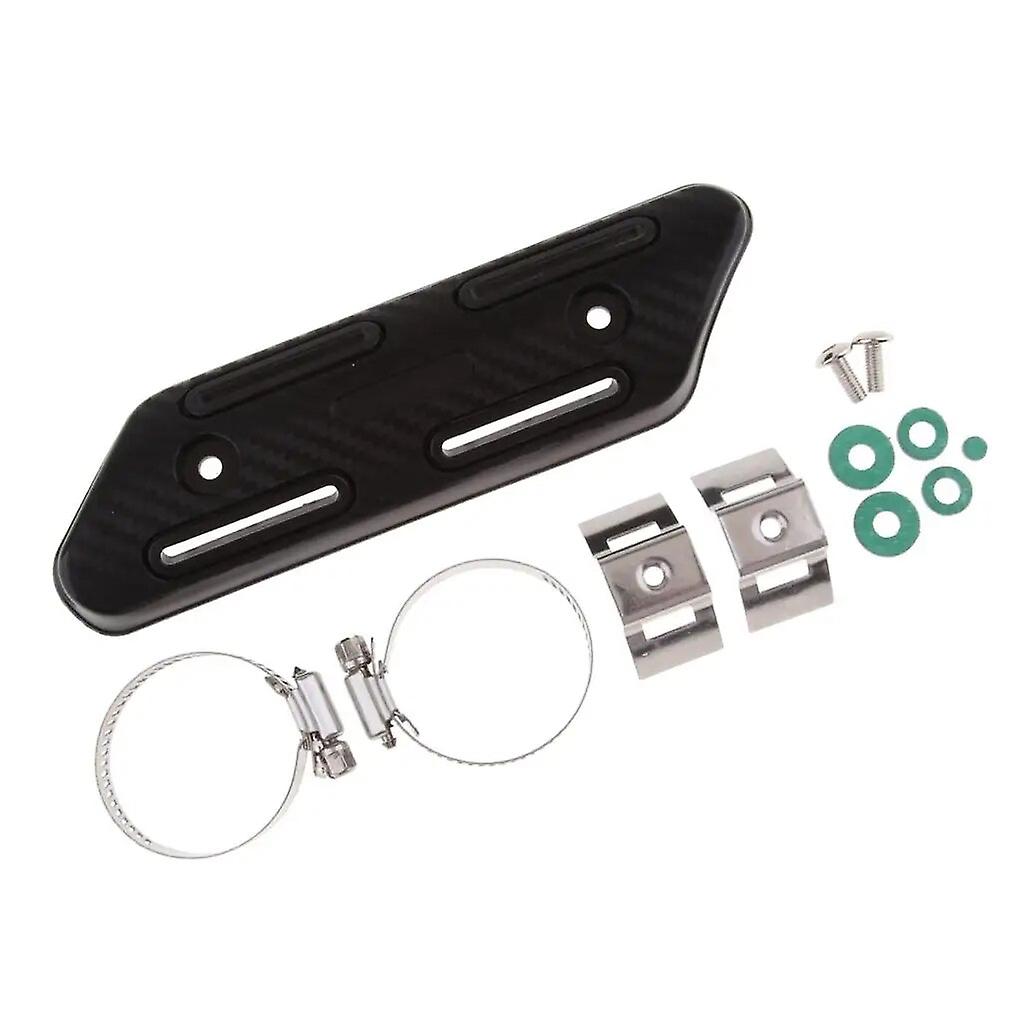 Universal Motorcycle Exhaust Protective Cover Black~5491