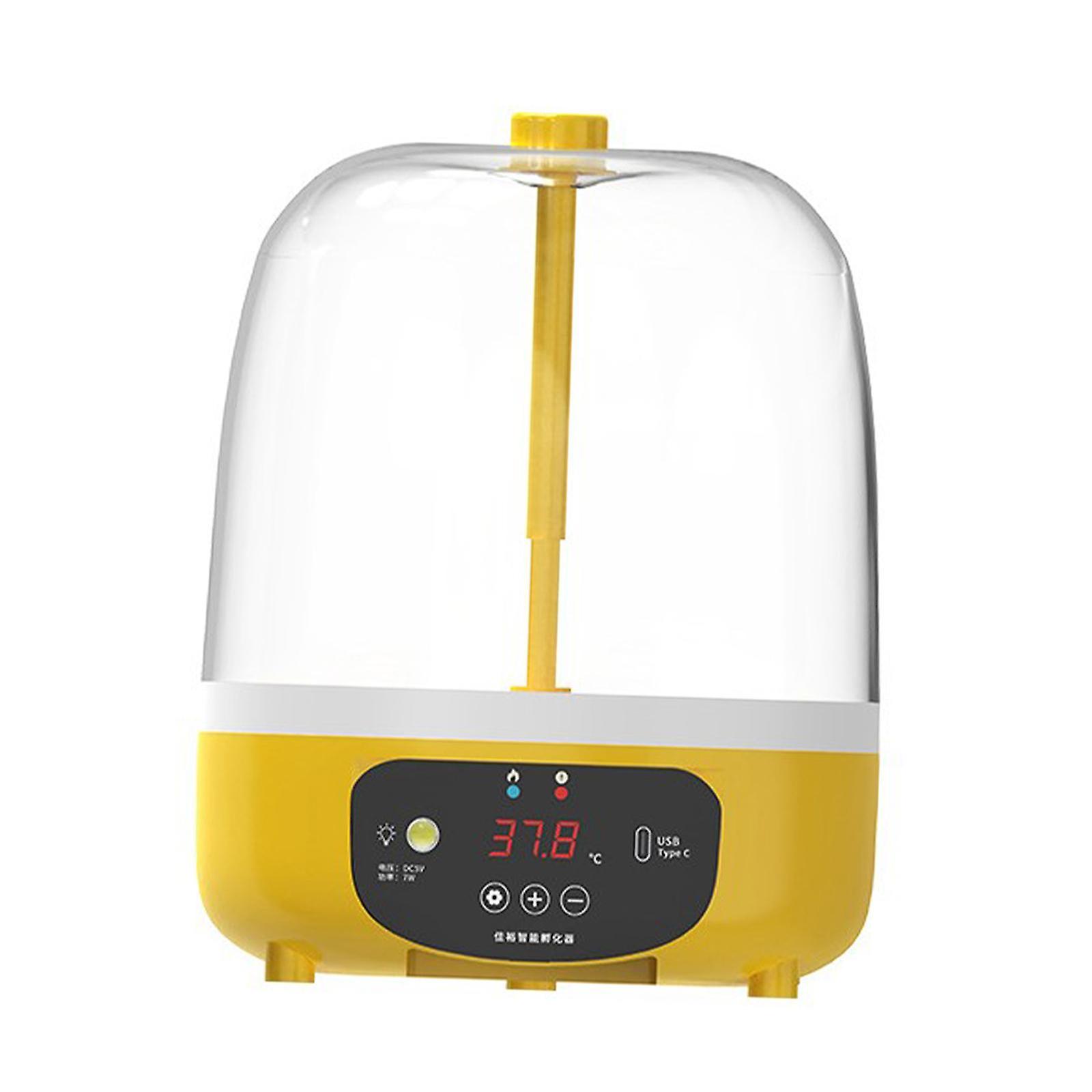 Egg Incubator Chicken Incubator Small Portable Temperature Control Poultry Hatcher Digital Poultry for Birds Quail US Adapter