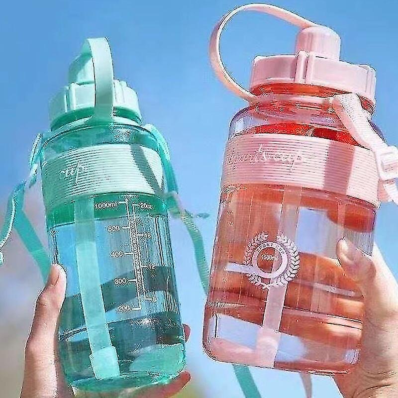 600-2000ml υπαίθρια γυμναστήριο αθλητικά μπουκάλια βραστήρα μεγάλης χωρητικότητας φορητή αναρρίχηση ποδήλατα μπουκάλια νερού