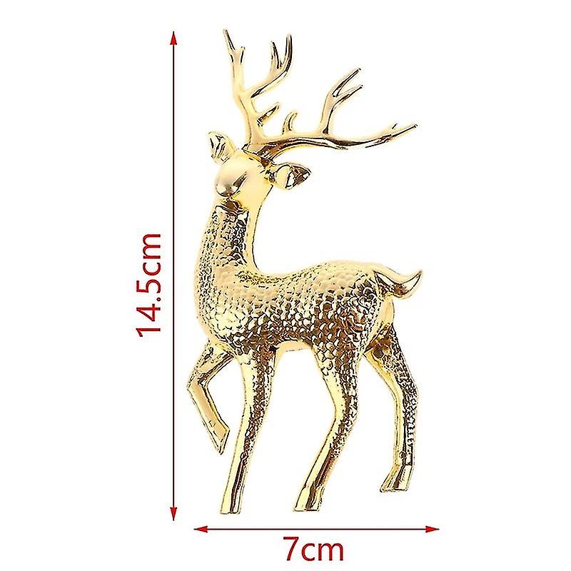 10-Pack Artificial Christmas Simulation Sika Deer Reindeer Fairy Tale Garden Prop Statue Home Elk Ca