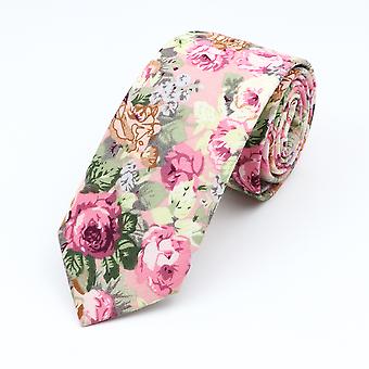 43 Styles 100% Cotton Men Floral Ties 6cm Narrow Slim Skinny Casual Suit Neckie for Wedding Party Shirt Accessories Cravat Gift