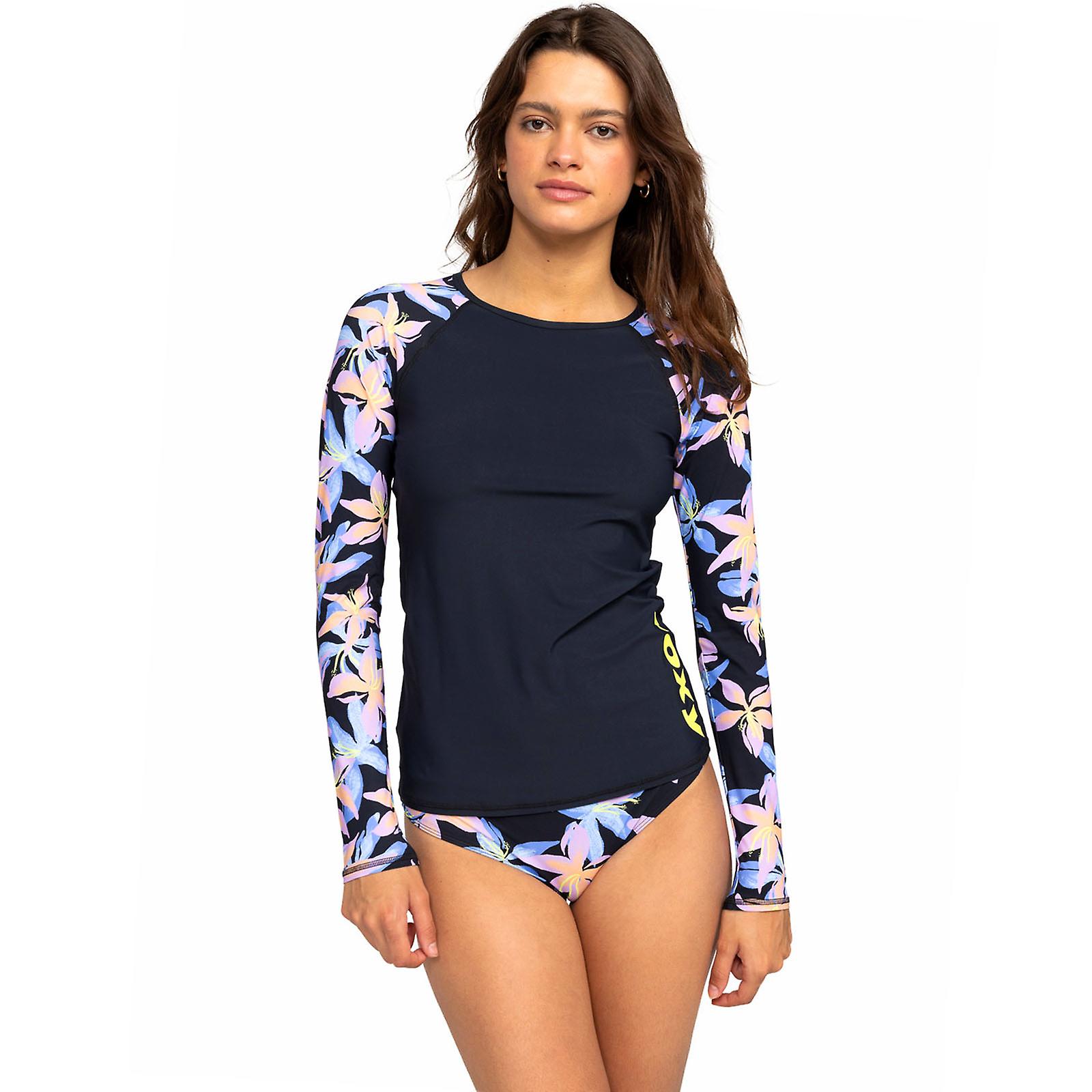 Roxy ROXY Active Manches Longues UPF 50 Surf T-Shirt Rash Vest pour Femmes