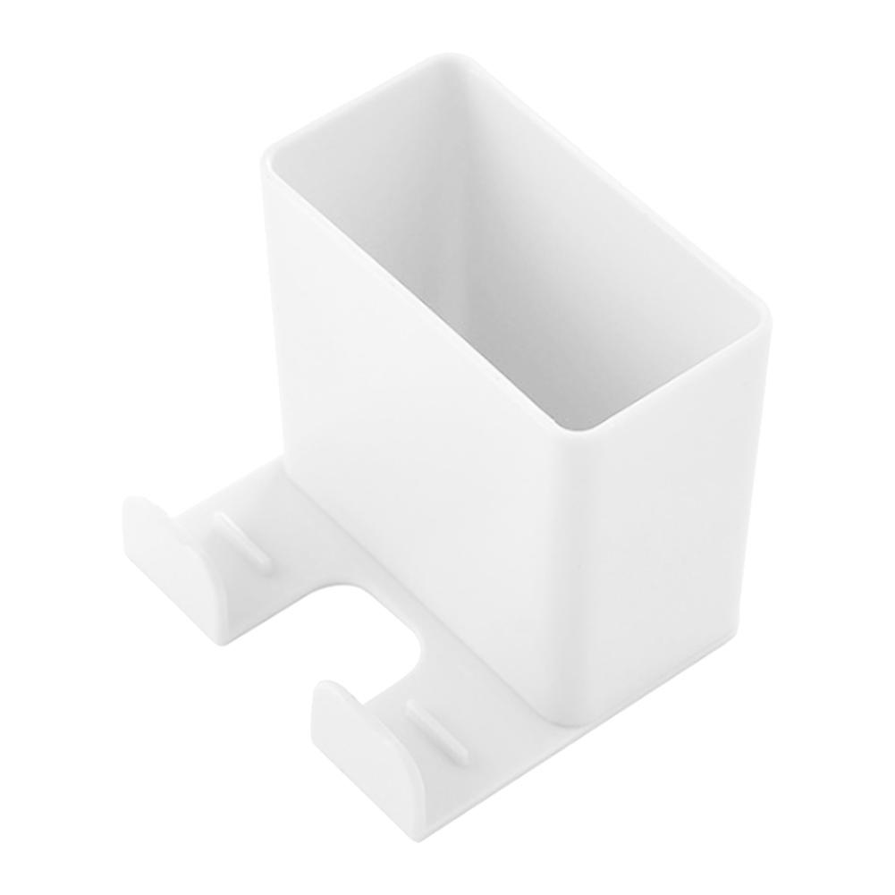Mobile Phone Charging Stand Free Punching Storage Box (White)