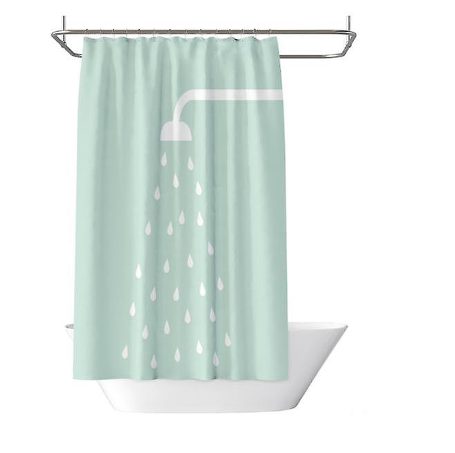 Duschvorhang gefüttert Grün Wasserdicht Schimmelfrei