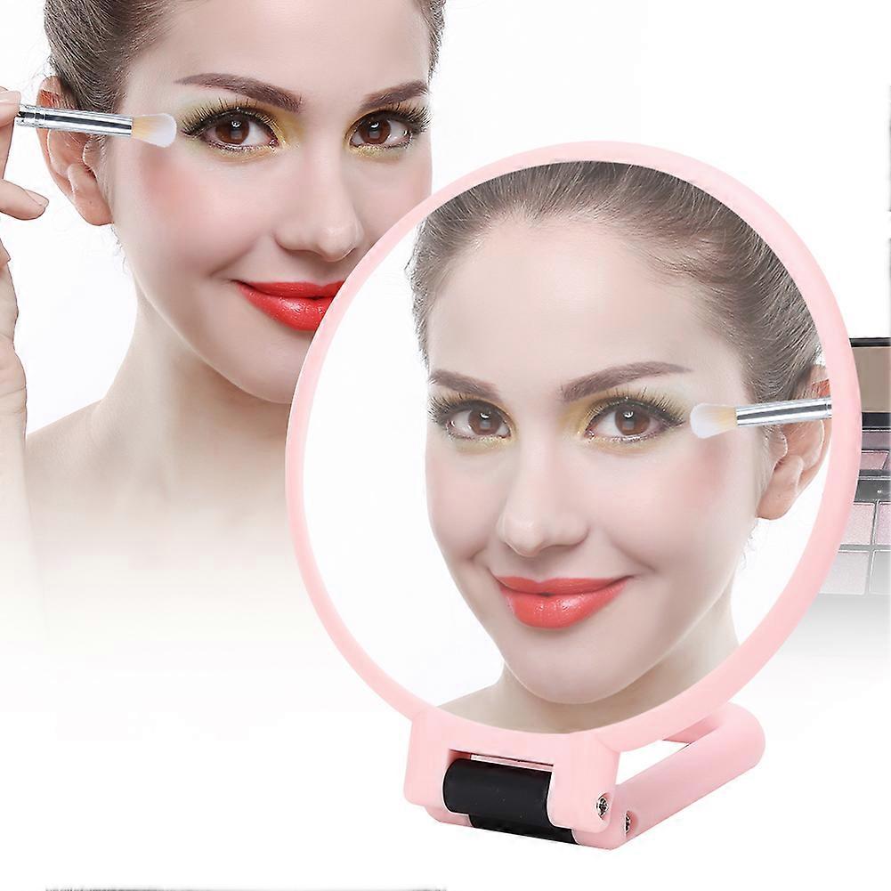5X Magnifying Folding Adjustable Cosmetic Mirror Travel Portable Makeup MirrorPink