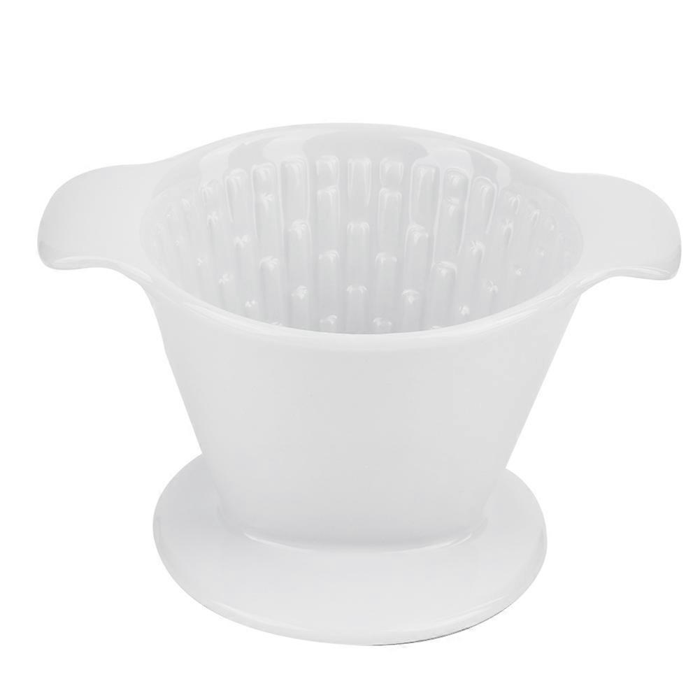 Ceramic Coffee Dripper Pour Over Drip Filter Coffee Maker Fan-shaped Household Filter Cup