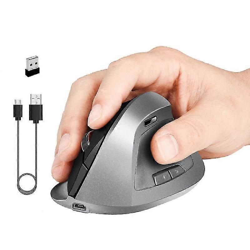 Rechargeable Wireless Mouse Ergonomic Vertical Mouse For Notebook Pc Laptop
