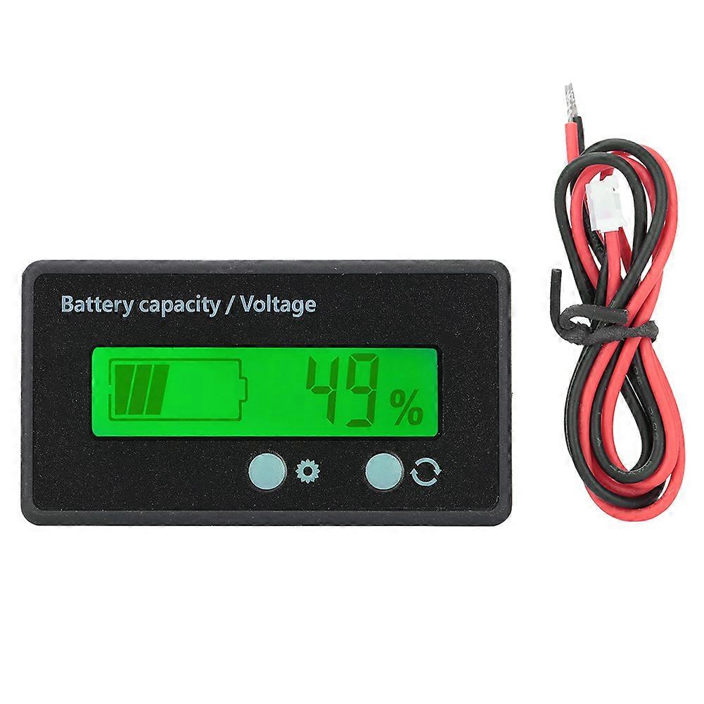 GY-6GS PCB HTN Waterproof Battery Capacity Monitor Indicator LCD Display 12-84V Green