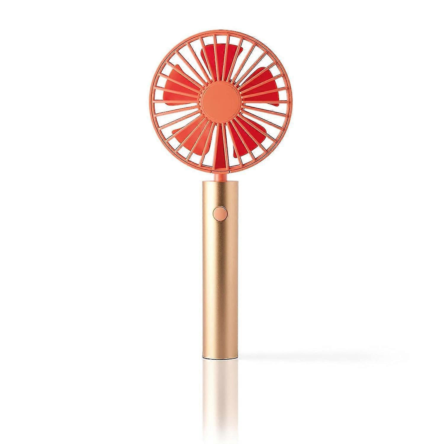 Portable Electric Handheld  Fan (Orange)
