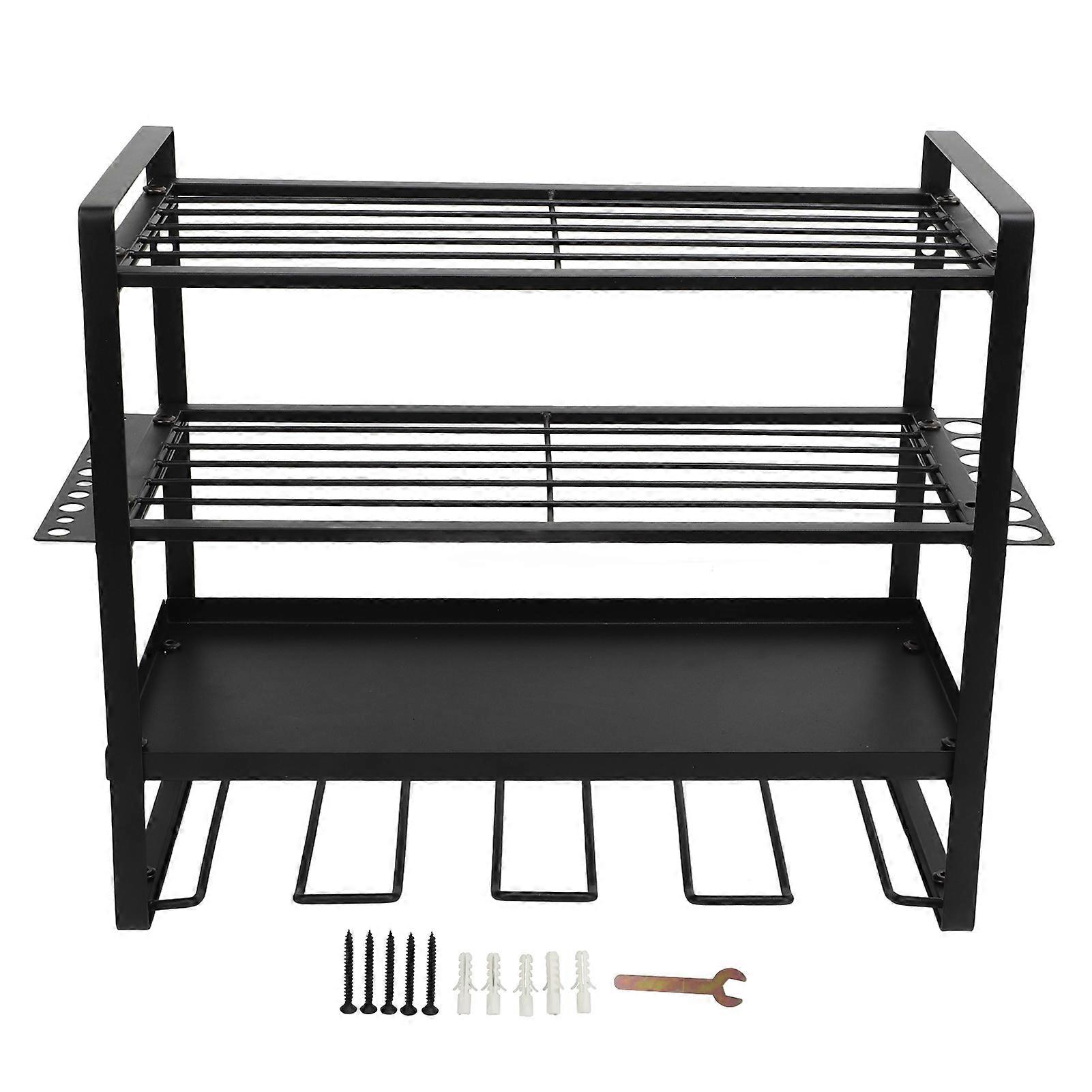 Power Tool Organizer Heavy Duty Rugged 4 Layer Power Tool Storage Rack für Garage Tool Room Workshop Shed Pegboard YEMAA