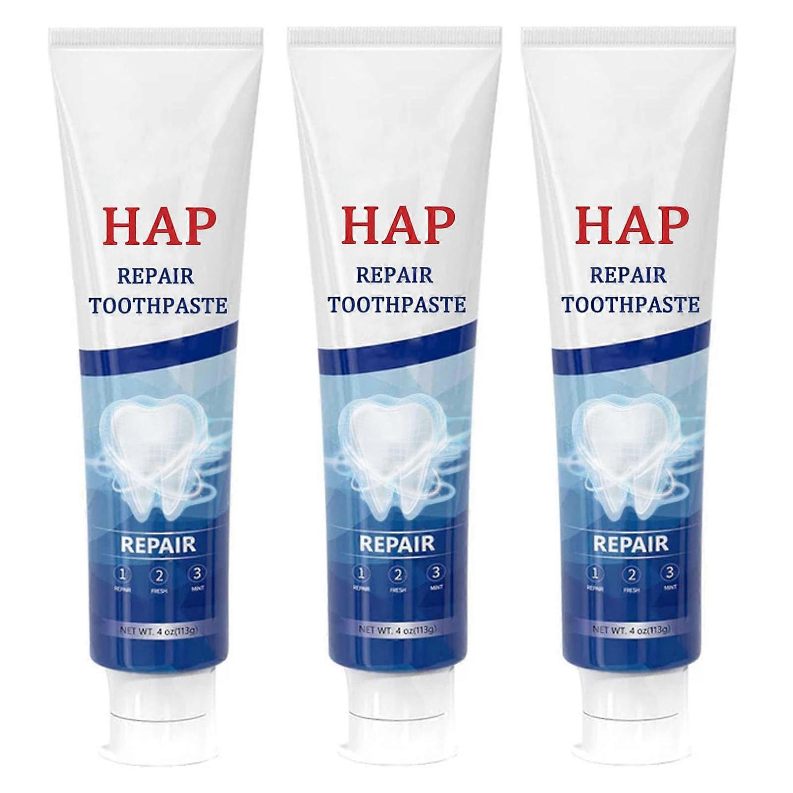 Repair Whitening Toothpaste for Men Women Removing Bad Odor Tooth Cleaner Effective Keep Oral Hygiene Tool