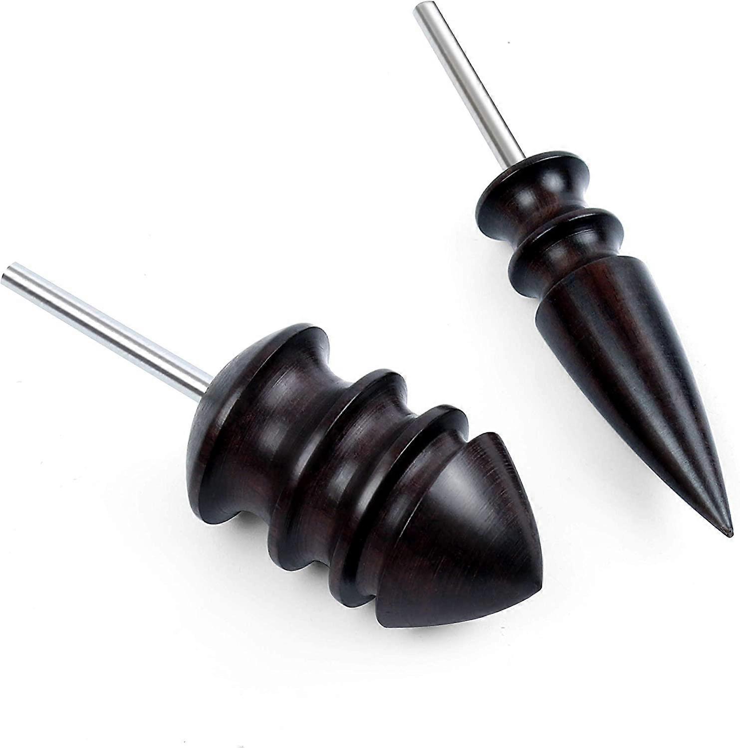 Leather Polishing Tools Rake Tip Tool Set Leather Edge Polishers - 2 Pieces