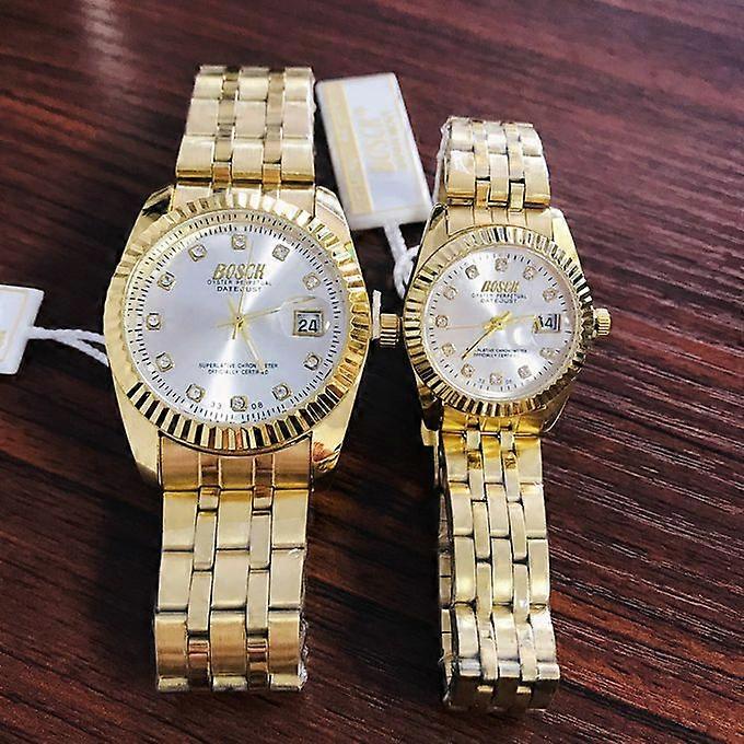Top Luxe Lovers 'Couple Gold Horloges