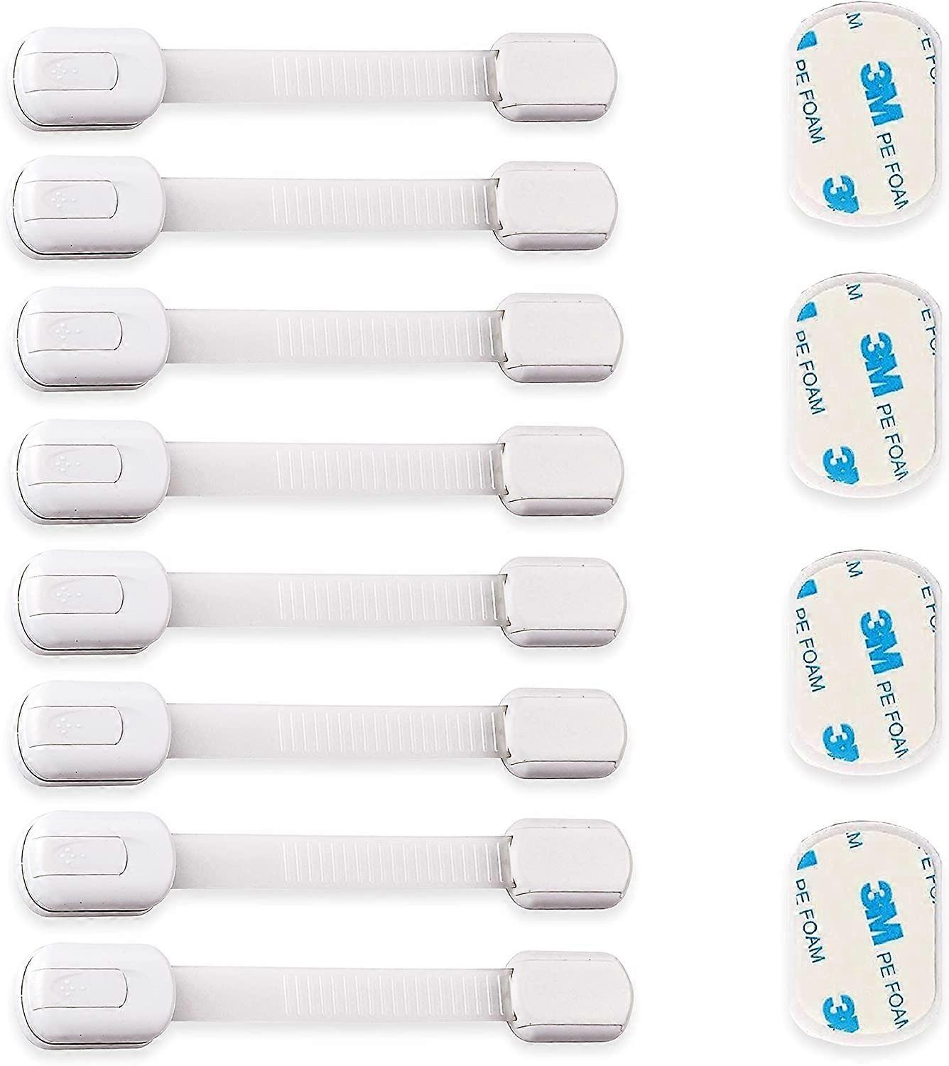 Adjustable child safety lock, easy to install 8 pieces