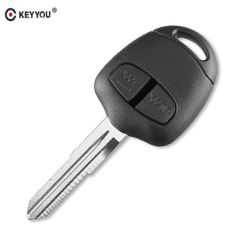 2 Button Remote Key Case For Mitsubishi Lancer Ex Evolution Grandis Outlander Blank Key Shell Fob Cover Left Blade
