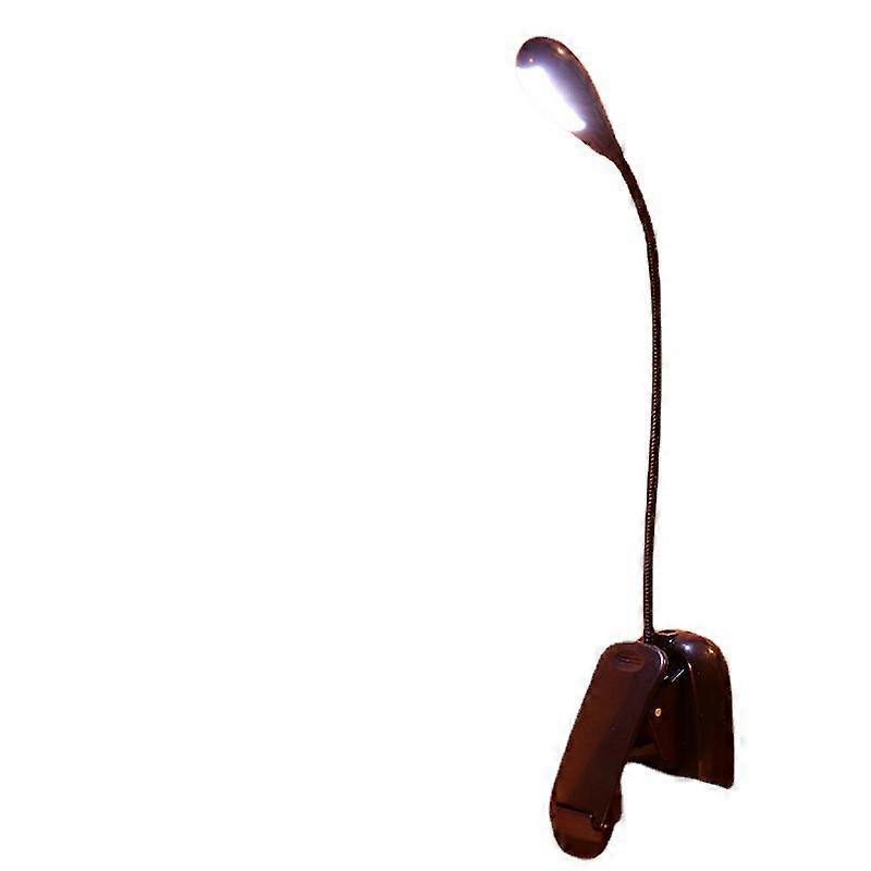 1pc Portable Adjustable Arm Book Light With Clip