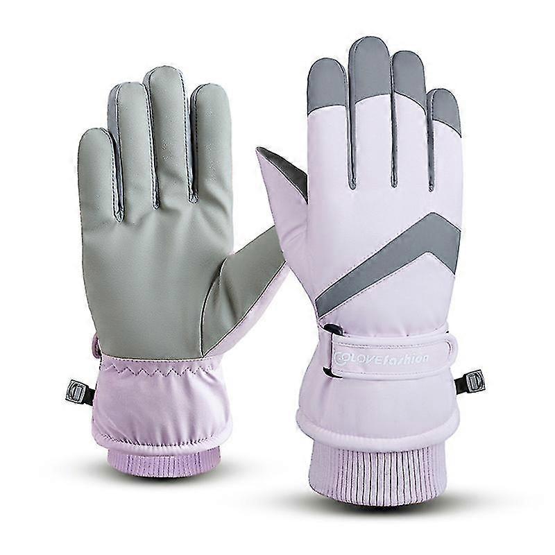 נשים חורף כפפות סקי, עמיד למים מסך מגע כפפות סנובורד