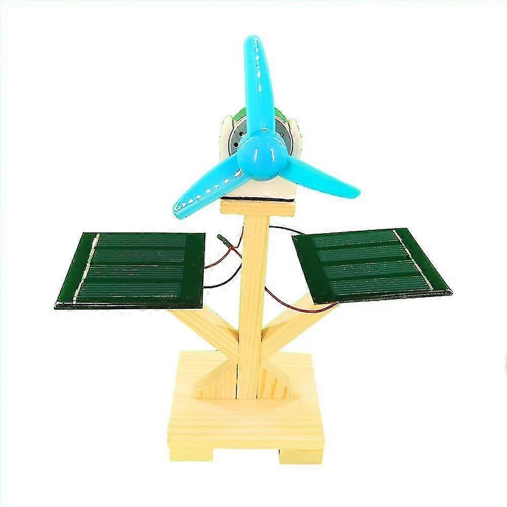 Solar Fan Model Building Material Kits - Hybrid Drive Science Experiment1pcsmulticolour)