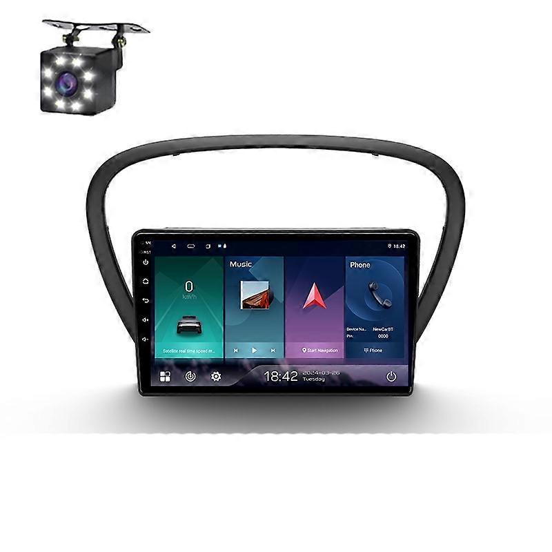 Android Auto Video Player For Peugeot 607 2004 - 2010 Car Radio Multimedia Wireless Carplay