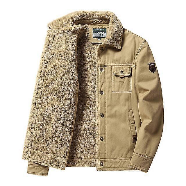 الرجال سترة الشتاء 2024 جديد الصوف الدافئة سترة سميكة أزياء عارضة يندبروف معطف الرجال ملابس الخريف التكتيكات سترة عسكرية الرجال