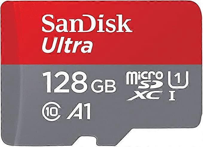 128GB Ultra microSDXC UHS-I Memory Card  with Adapter - Up to 140MB/s, C10, U1, Full HD, A1, MicroSD Card - SDSQUAB-064G-GN6MA