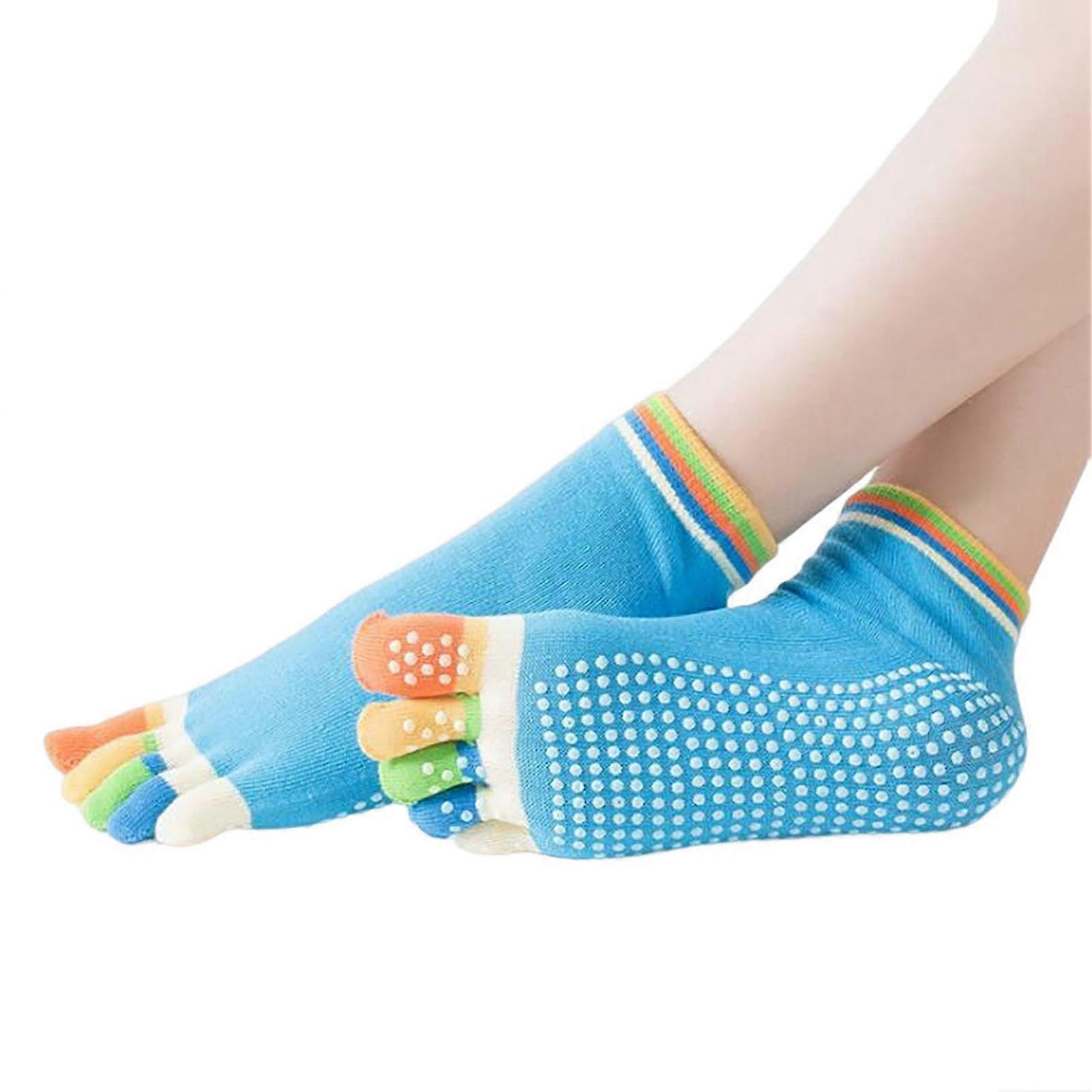Women\'s Breathable Split Toe Socks Lady Fitness Dance Ballet Socks for Cycling Walking Running