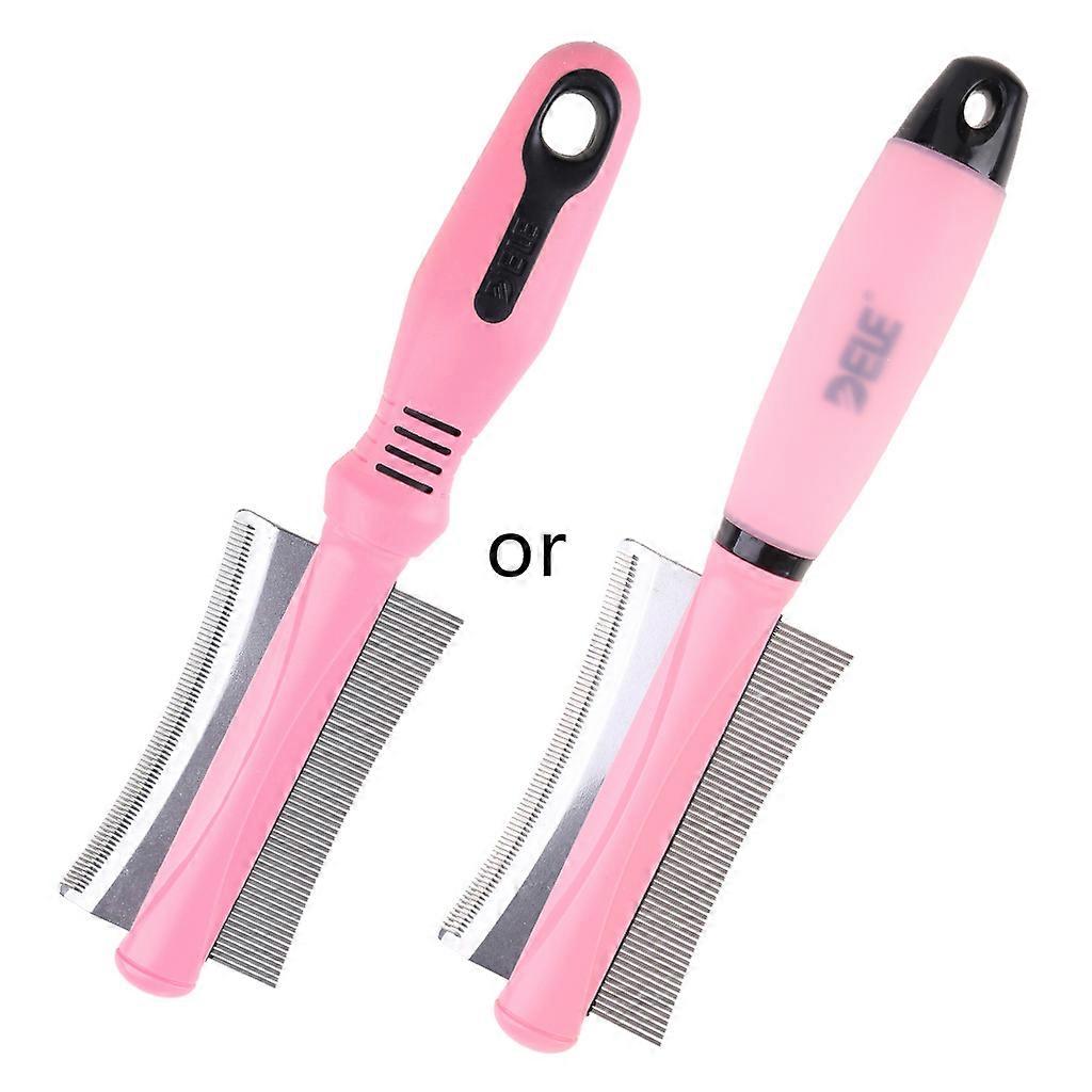 Dog Grooming Tool With Double Sided Dematting Rake Brush Suitable For Dogs And Cats Double Comb Densely Packed Pins