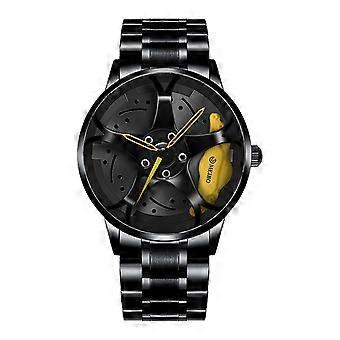 Meibo Man Fashion Watch Clock Stainless Steel Casual Dress Wrist Crystal Jewelry