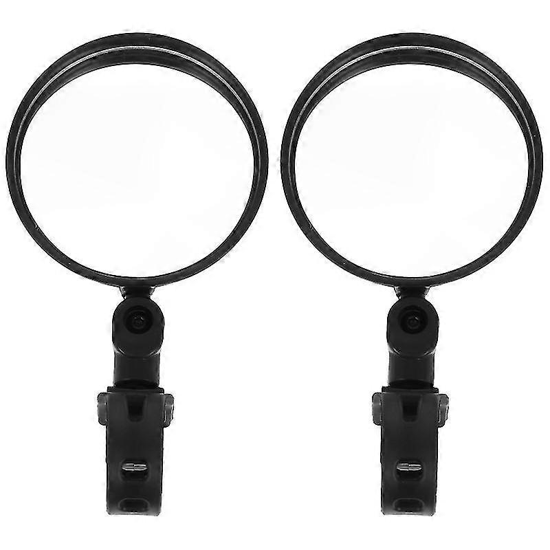 2pcs Bike Rearview Mirror Adjustable Quick Release Scooter Handlebar Mirror