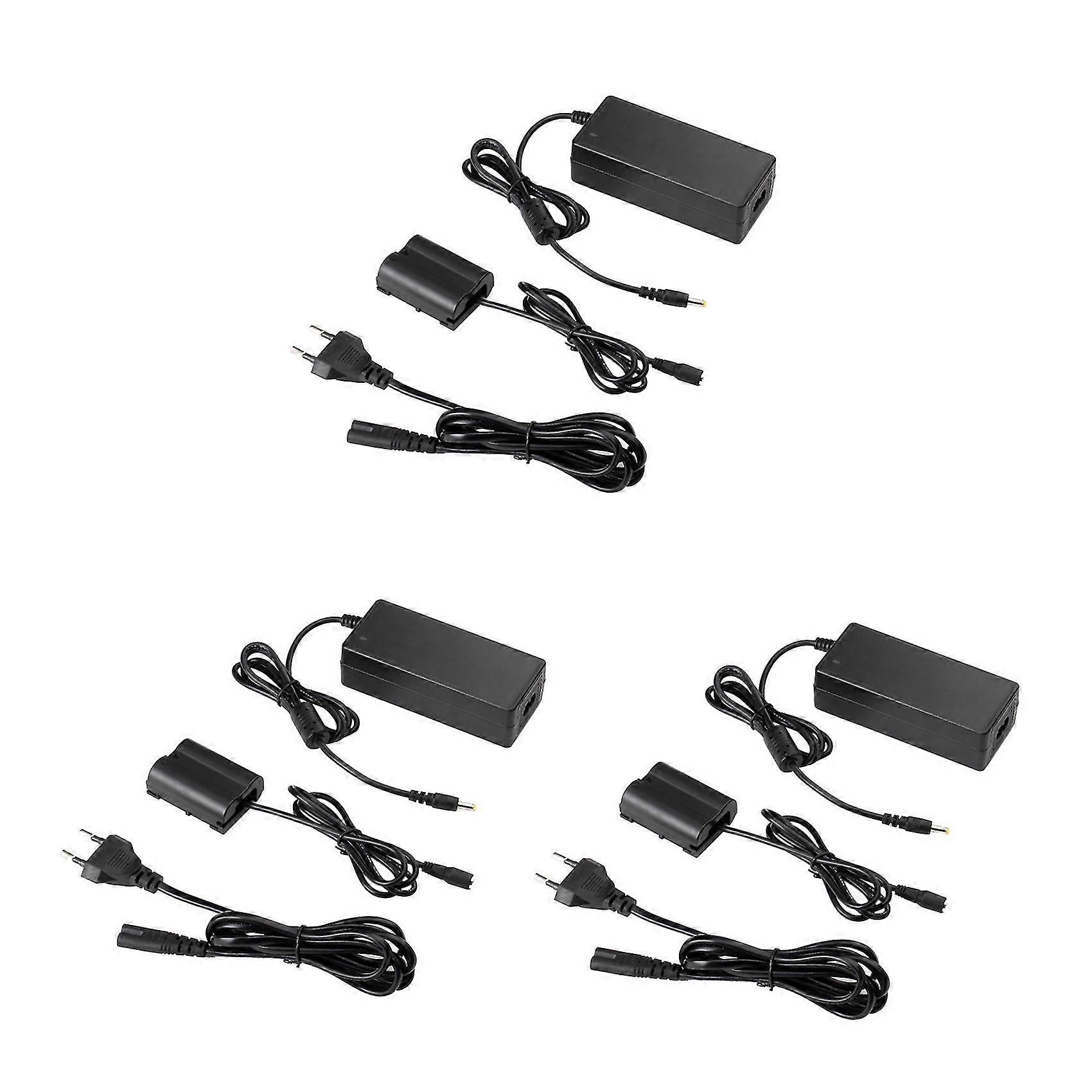 3x Eh-5 Plus Ep-5b Ac Power Adapter Dc Coupler Camera Charger Replace For En-el15 / For D7000 D7100
