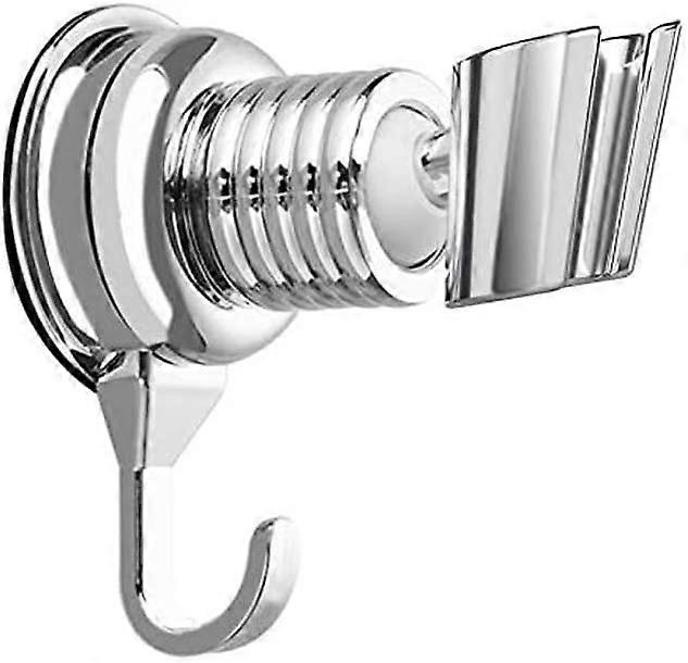 Shower Head Holder,Suction Cup,360 Rotating,No Drilling(Silver)