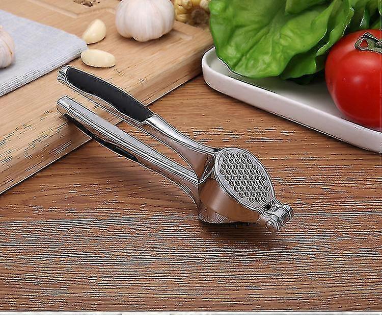 Premium Garlic Press With Soft Easy-squeeze Ergonomic Handle, Sturdy