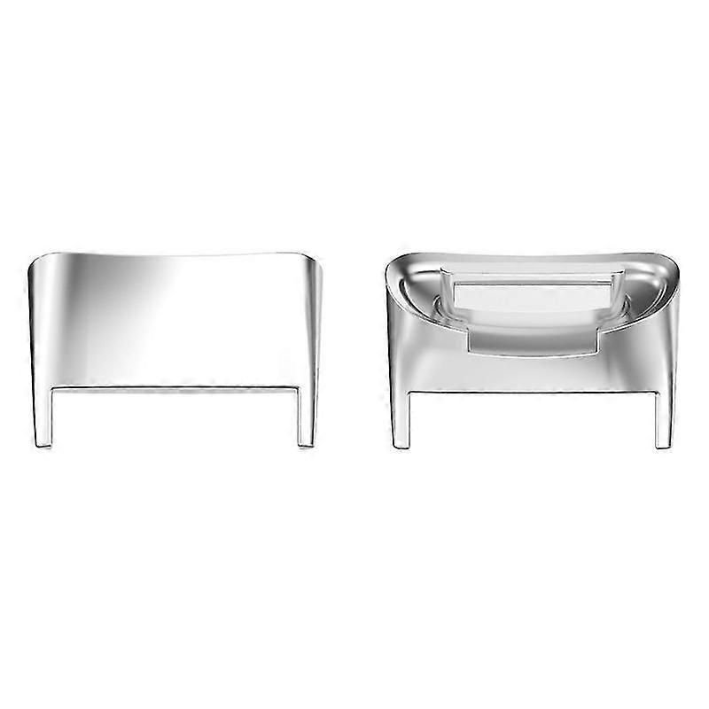 2pcs For -Fitbit Charge 5 Smartwatch Strap Metal Link Attachment Adjustable Connector Adapter